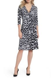 Leota Print Jersey Faux Wrap Dress at Nordstrom